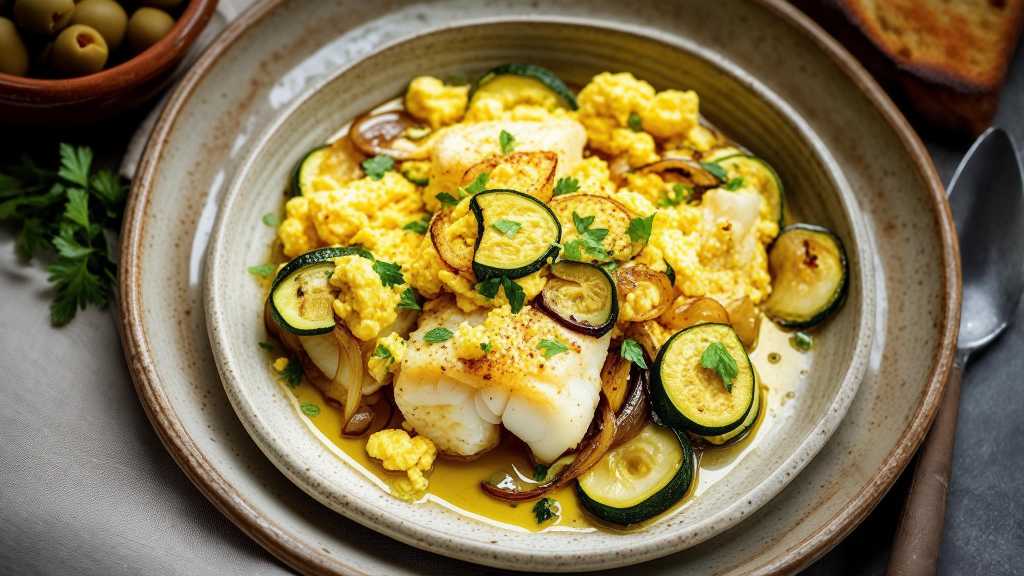 Cod with scrambled eggs (Bacalhau à Brás)