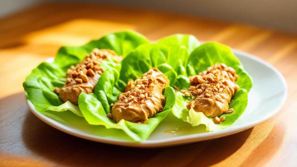 Nut Butter Lettuce Wraps