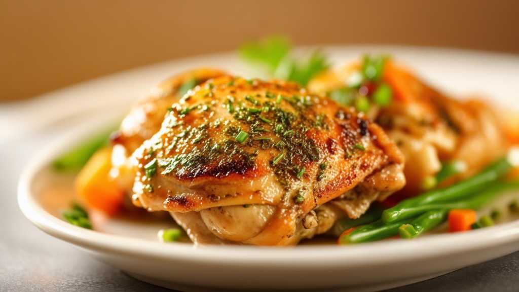 Herb-Crusted Chicken Thighs