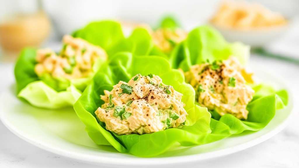 Tuna Salad Lettuce Wraps