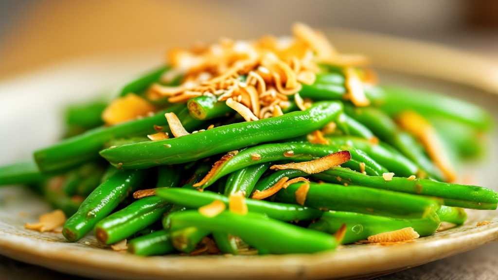 Coconut Green Beans Stir-fry