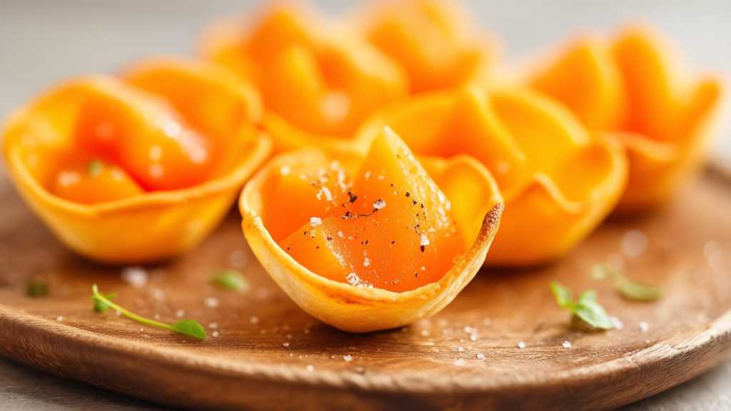 Cantaloupe Melon Taco Bites