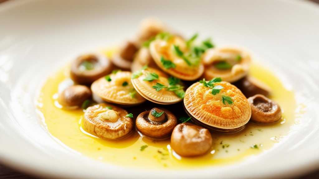Garlic Butter Limpets with Sautéed Mushrooms