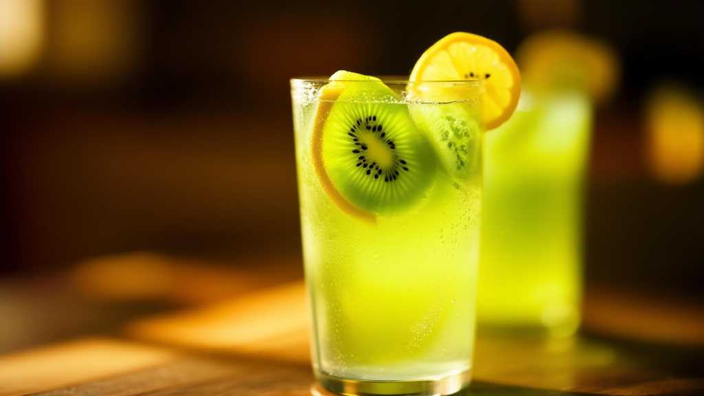 Kiwi and Sweetened Lemonade
