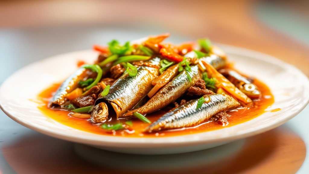 Sardine and Beef Stir-Fry