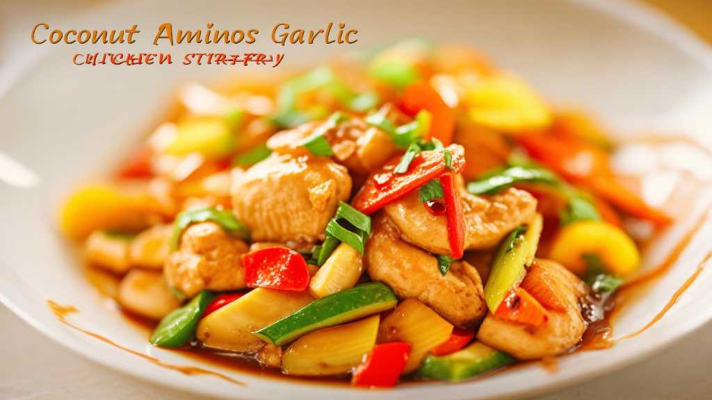 Coconut Aminos Garlic Chicken Stir-Fry