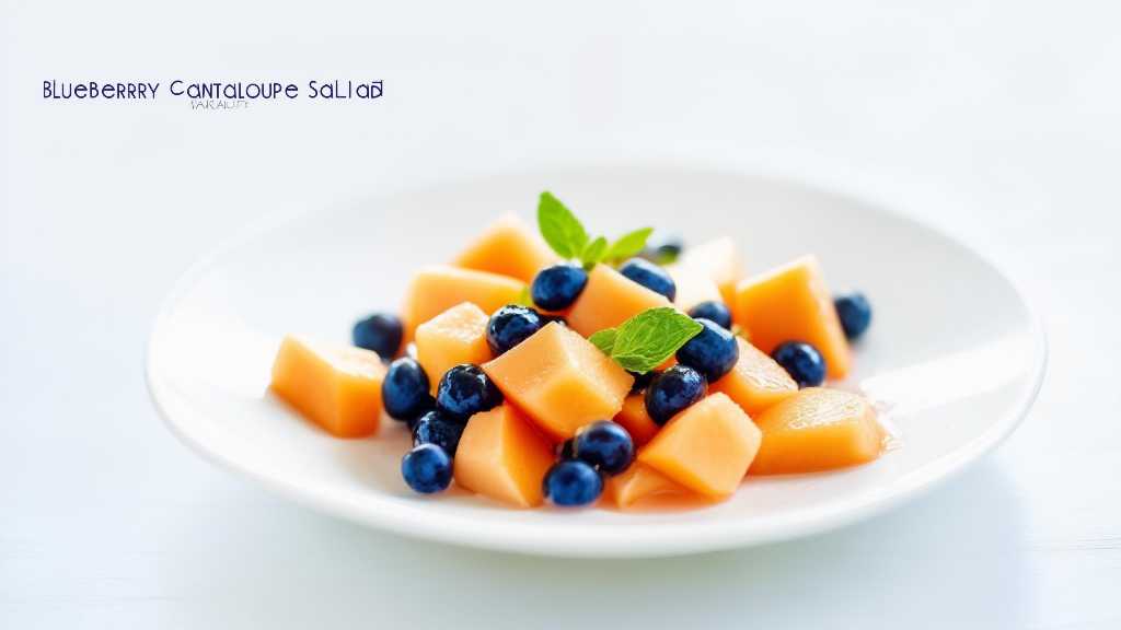 Blueberry Cantaloupe Salad
