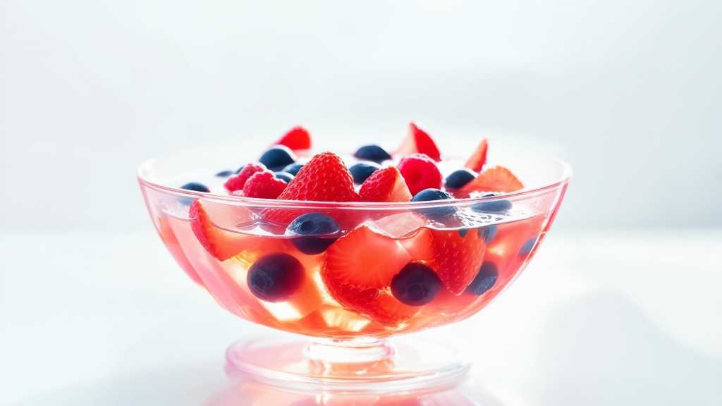 Low Carb Berry Gelatin Dessert