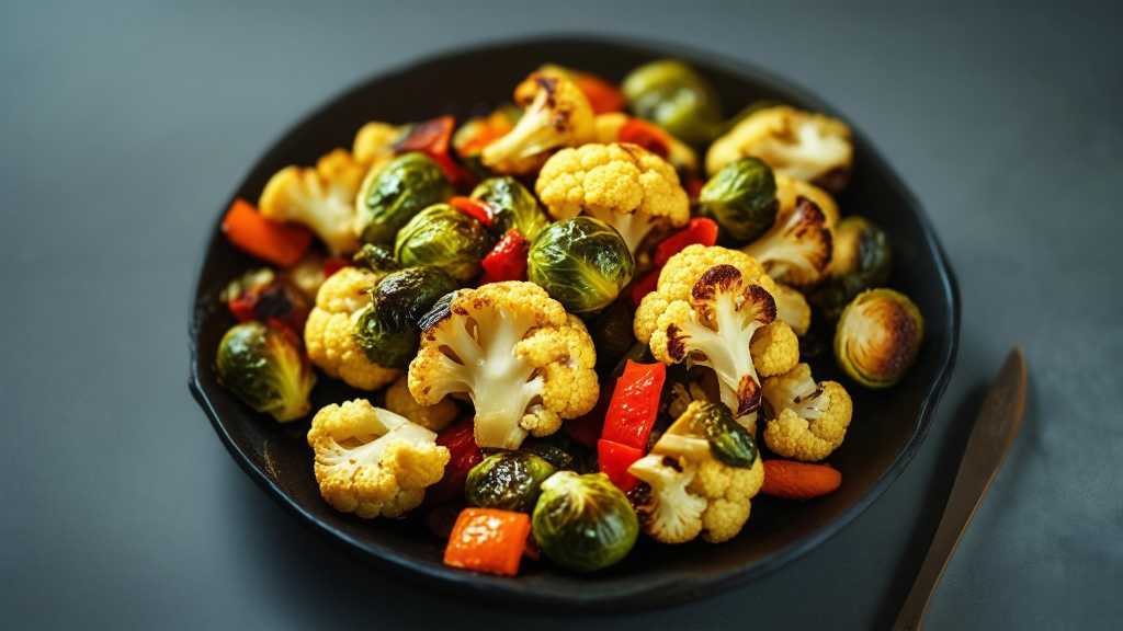 Coconut Oil and Ghee Roasted Vegetables