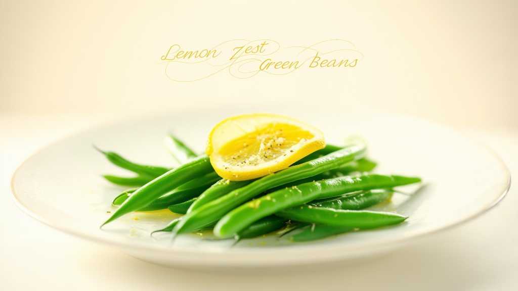 Lemon Zest Green Beans