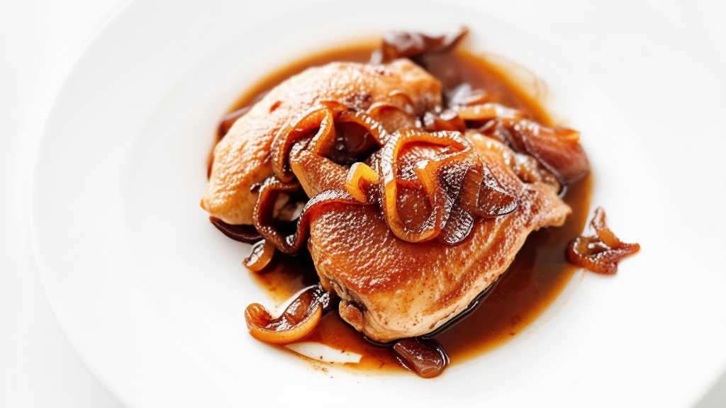 Cocoa Chicken with Caramelized Onions