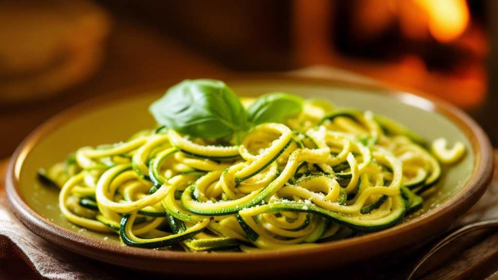 Garlic Parmesan Zucchini Noodles