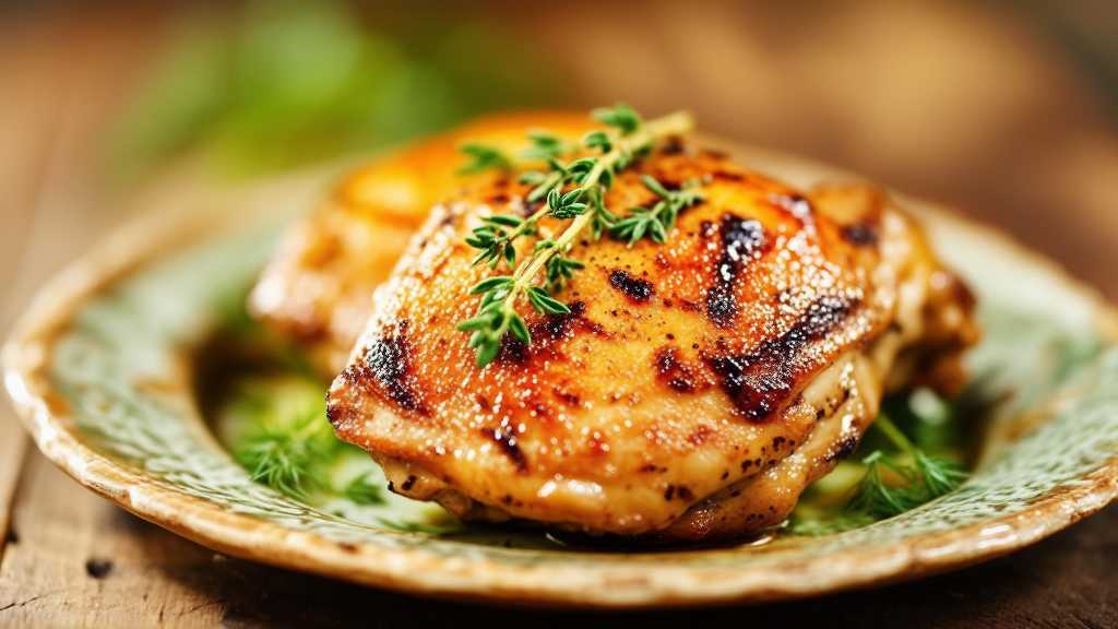 Herbed Grilled Chicken Thighs