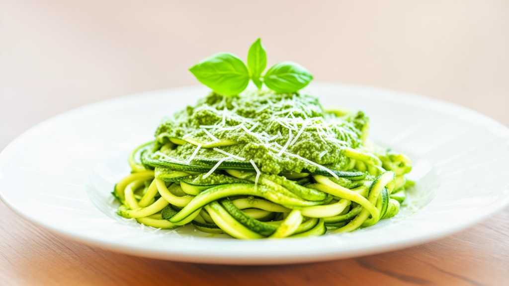 Keto Zucchini Noodles with Pesto