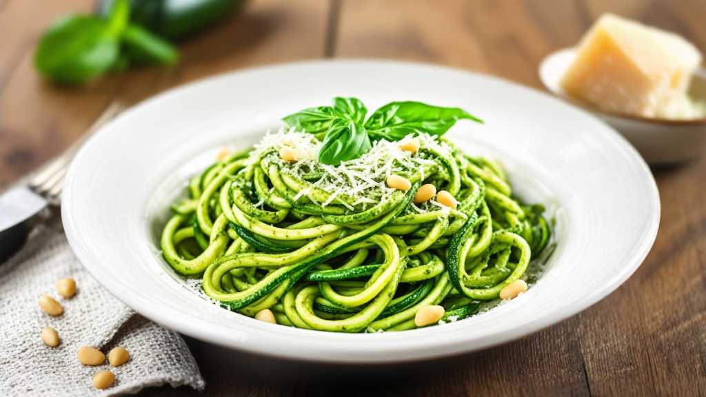 Zucchini Noodles with Pesto