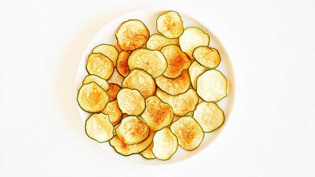Low Carb Keto Salt and Vinegar Zucchini Chips
