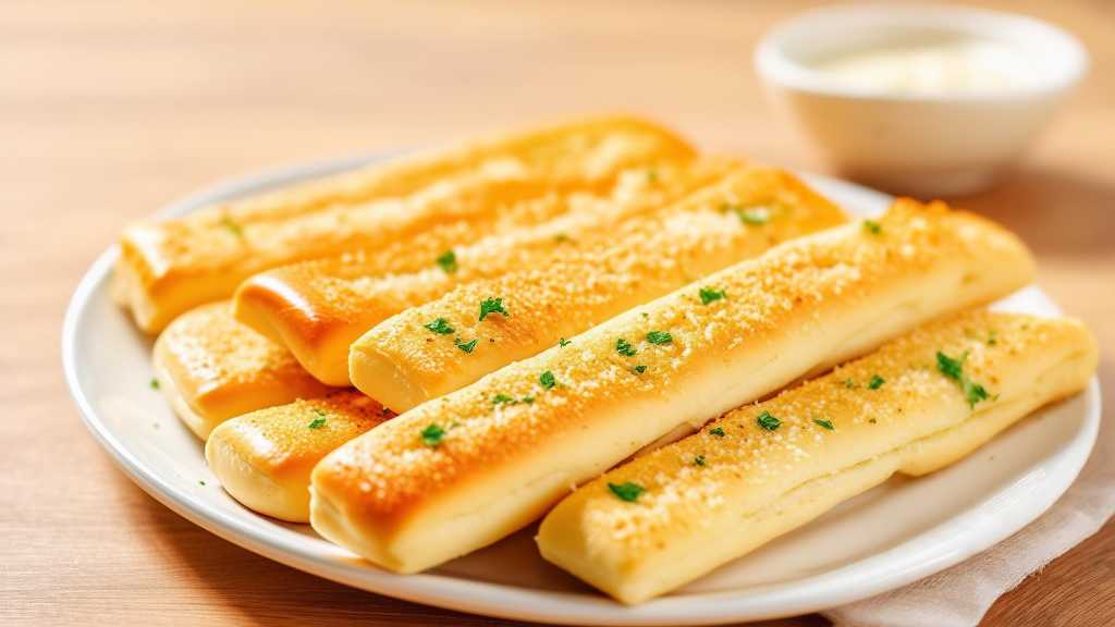Keto Garlic Breadsticks