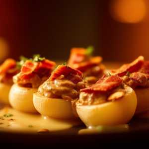 Bacon and Almond Butter-Stuffed Turnips
