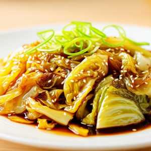 Stir-Fried Cabbage with Oyster Sauce