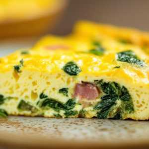 Ham and Spinach Frittata