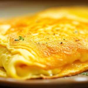 Cheese and Mustard Omelet