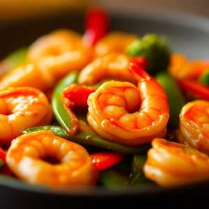 Garlic Shrimp Stir Fry
