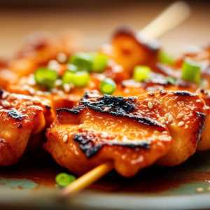 Vinegar and Oyster Sauce Chicken Skewers