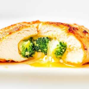 Broccoli and Cheese Stuffed Chicken Breast