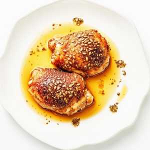 Sunflower Seed Crusted Chicken Thighs