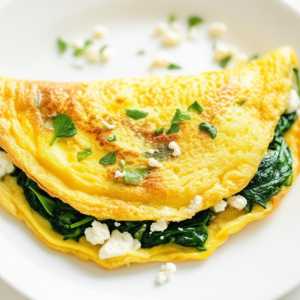 Spinach and Feta Omelette