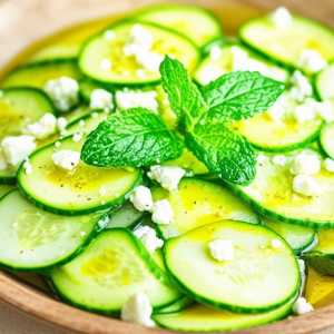 Cucumber Salad with Feta and Mint