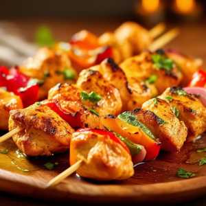 Greek Yogurt Chicken Kebabs