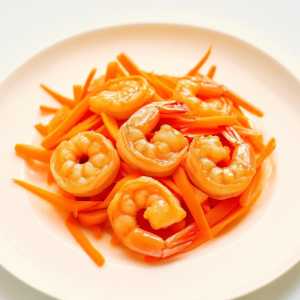 Shrimp Stir-Fry with Carrots and Apple Cider Vinegar