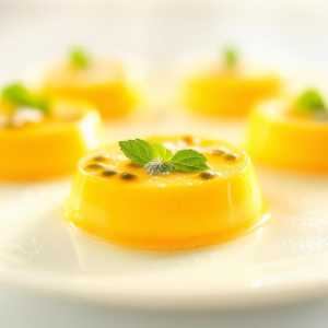 Passion Fruit Custard Bites