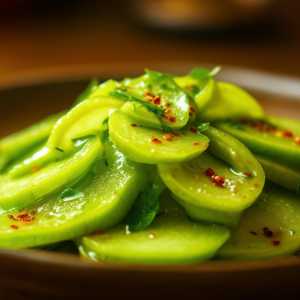 Chayote Salad with Lime Vinaigrette