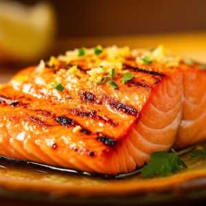 Grilled Salmon With Avocado Oil and Lemon Zest
