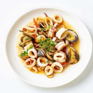 Squid and Limpet Stir Fry