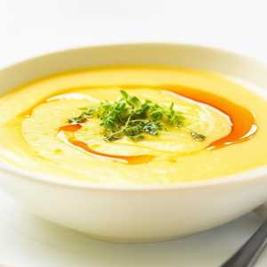 Cauliflower Leek Soup with Apple Cider Vinegar