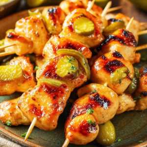 Pickled Chicken Skewers