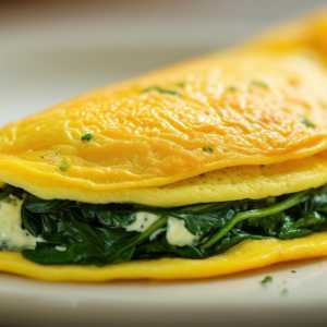 Egg and Spinach Omelette
