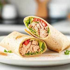 Cinnamon Tuna Salad Wraps
