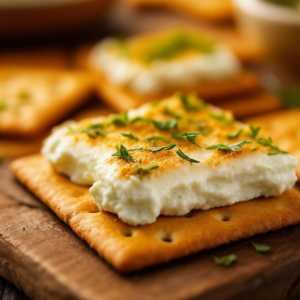 Cream Cheese and Herb Crackers