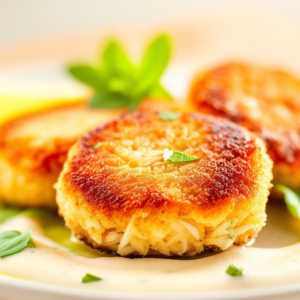 Stevia-Sweetened Crab Cakes