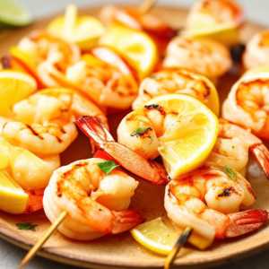 Lemon Lime Shrimp Skewers