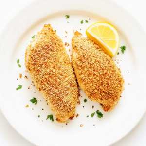 Keto Almond Crusted Chicken