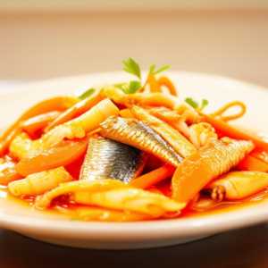 Sardine, Squid, and Carrot Stir Fry