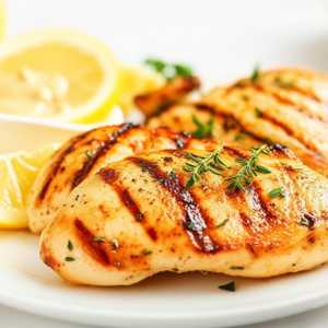 Grilled Lemon Herb Chicken With Mustard Sauce