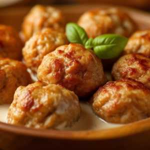 Basil and Cream Meatballs