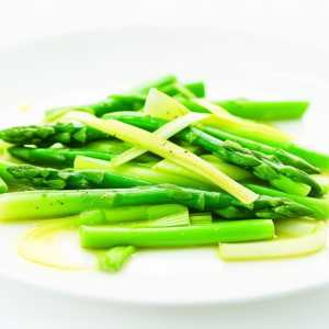 Leek and Vinegar Asparagus Salad
