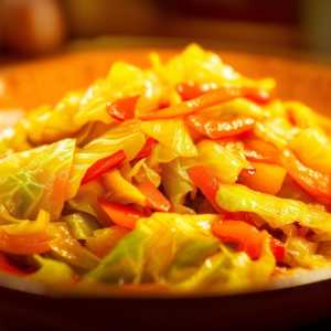 Cabbage and Bell Pepper Stir-Fry